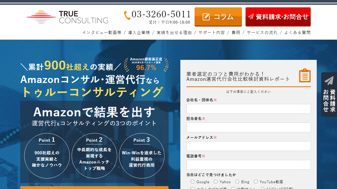 トゥルーコンサルティング株式会社の公式サイト
